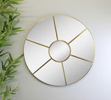 Round Window Style Mirror, 50cm