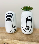 Bohome Face Ceramic Vases