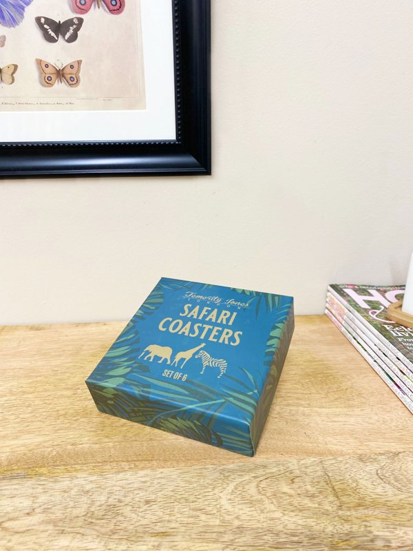 Pack of Six Safari Coasters