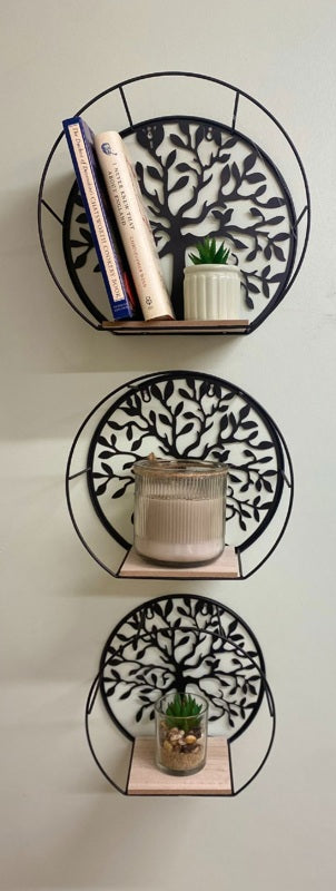 Round Tree Of Life Shelves