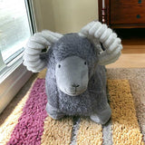 Ram Design Door Stop, Silver