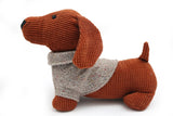 Orange Dog with Jumper Doorstop