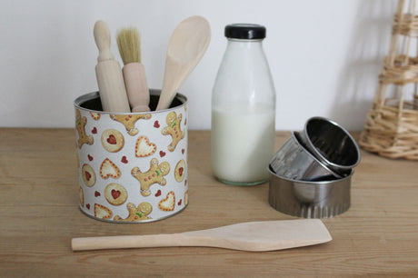 Gingerbread Bakery Wooden Utensils Set