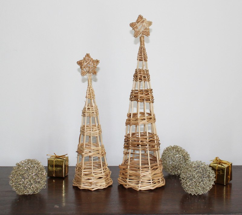 Rattan Christmas Tree