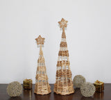 Rattan Christmas Tree Small