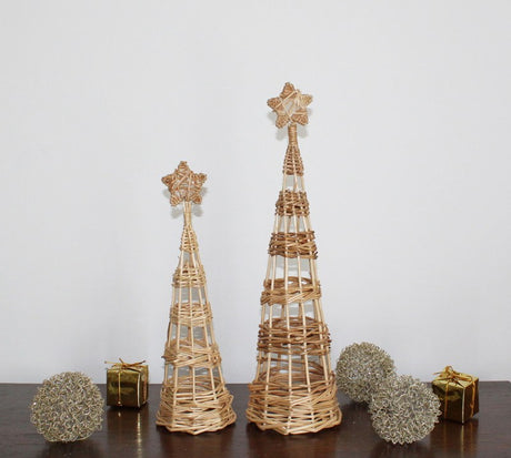 Rattan Christmas Tree Small