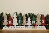 Wooden Christmas Tree Advent