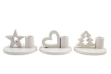 Set of Three Dinner Candle Holders