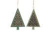 Pair of Hanging Tree Decorations