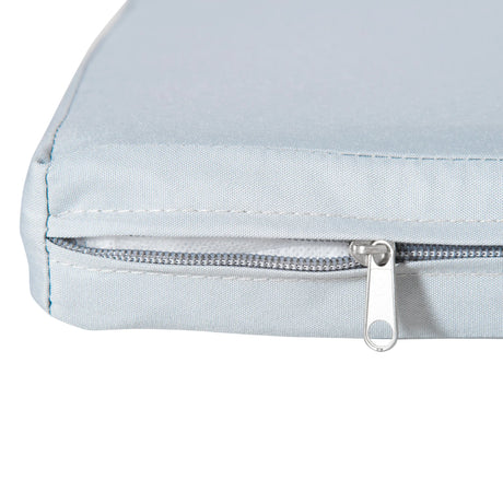 Outsunny 3 PCs Outdoor Seat Cushion for Rattan Furniture, Garden Furniture Cushions, Grey