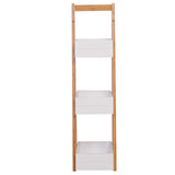 HOMCOM 3 Tier Bathroom Shower Caddy Freestanding Rack Storage Unit Shelf Organiser