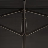 Outsunny 4.6m Double Garden Parasol - Black