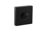 STATUS WC Turn and Release on S4 Square Rose - Matt Black - Each