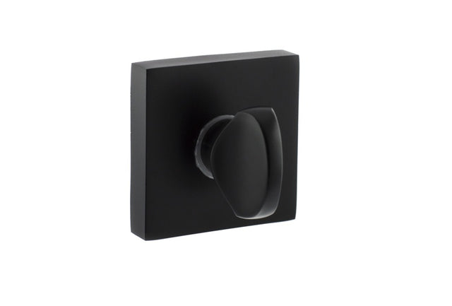 STATUS WC Turn and Release on S4 Square Rose - Matt Black - Each