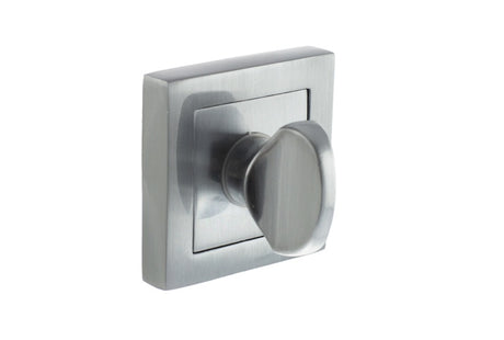 STATUS WC Turn and Release on S4 Square Rose - Satin Chrome - Each