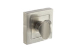 STATUS WC Turn and Release on S4 Square Rose - Satin Nickel - Each