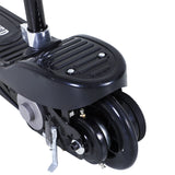 HOMCOM Powered E-Scooter Ride-On, with Brakes, Adjustable Seat, Adjustable Handlebars, Black