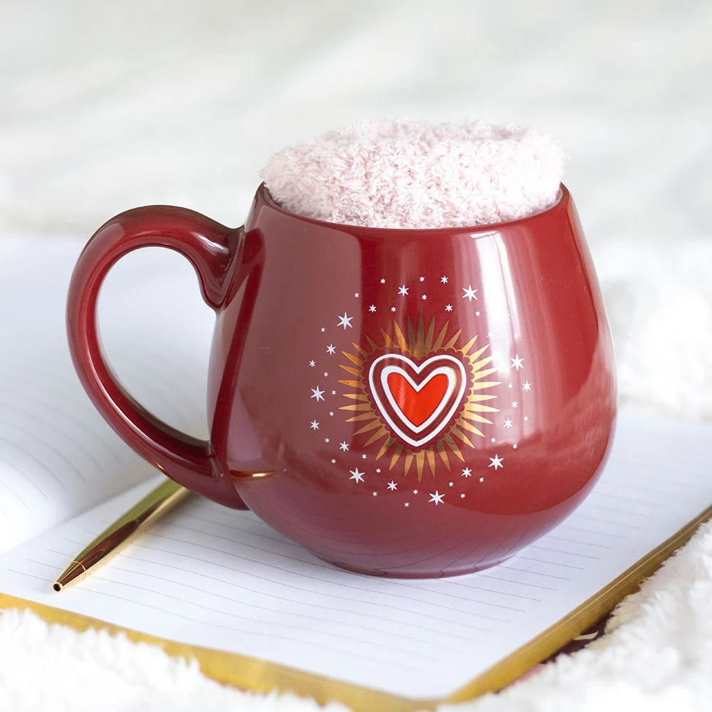 Sacred Heart Mug and Socks Set