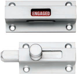 ALUMINIUM INDICATOR BOLT - SATIN ANODISED ALUMINIUM - 70MM X 32MM - EACH