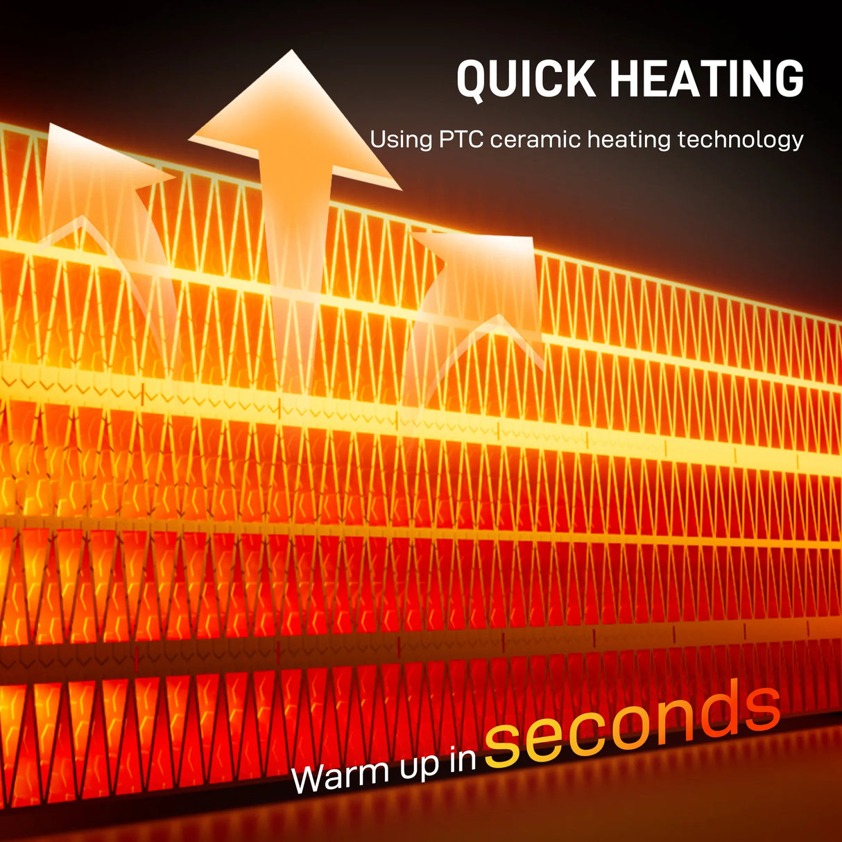 HOMCOM Ceramic Electric Heater, 1500W Fan Space Heater with 3 Modes, 24H Timer, Flame Effect, Oscillation for Bedroom, White