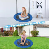 40 Inches Saucer Tree Swing with Adjustable Hanging Ropes and 900D Oxford Fabric-Rocket