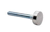 PULL HANDLE BOLT CAP - 22MM - PAIR_x005F
 - BRIGHT STAINLESS STEEL - PAIR