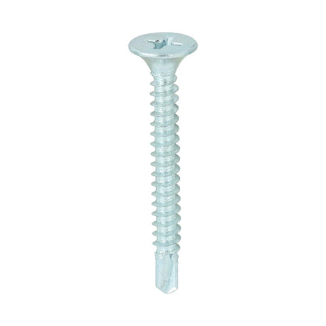 1000 x TIMCO Drywall Self-Drilling Bugle Head Silver Screws - 3.5 x 32