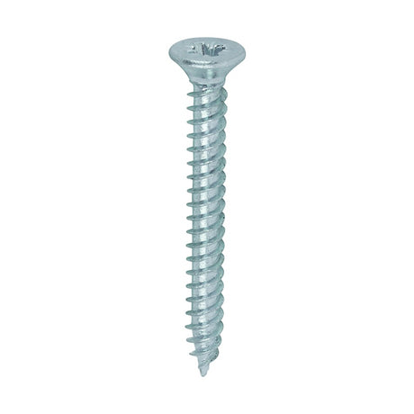 200 x TIMCO Twin-Threaded Countersunk Silver Woodscrews - 4 x 1