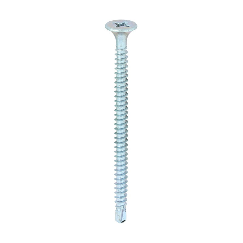 500 x TIMCO Drywall Self-Drilling Bugle Head Silver Screws - 3.5 x 55