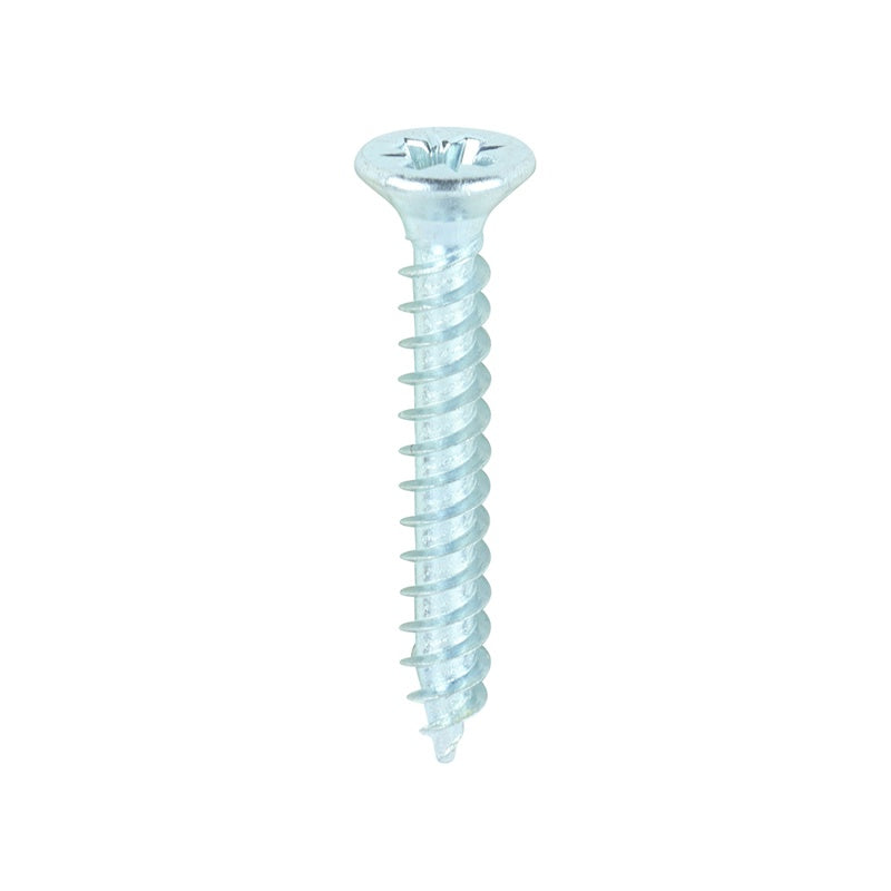 200 x TIMCO Twin-Threaded Countersunk Silver Woodscrews - 6 x 1