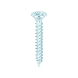 200 x TIMCO Twin-Threaded Countersunk Silver Woodscrews - 6 x 1