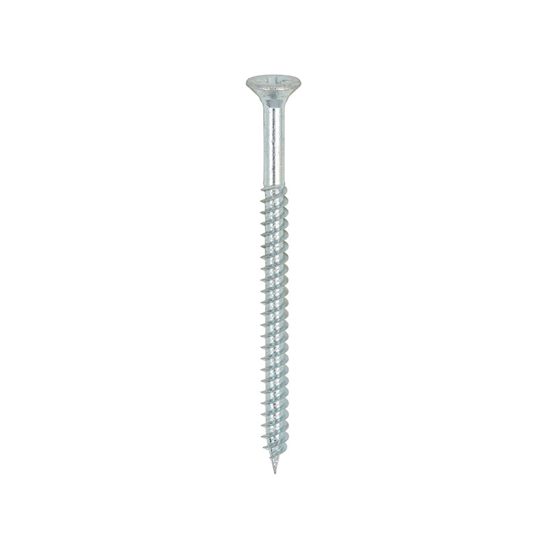 200 x TIMCO Twin-Threaded Countersunk Silver Woodscrews - 6 x 2