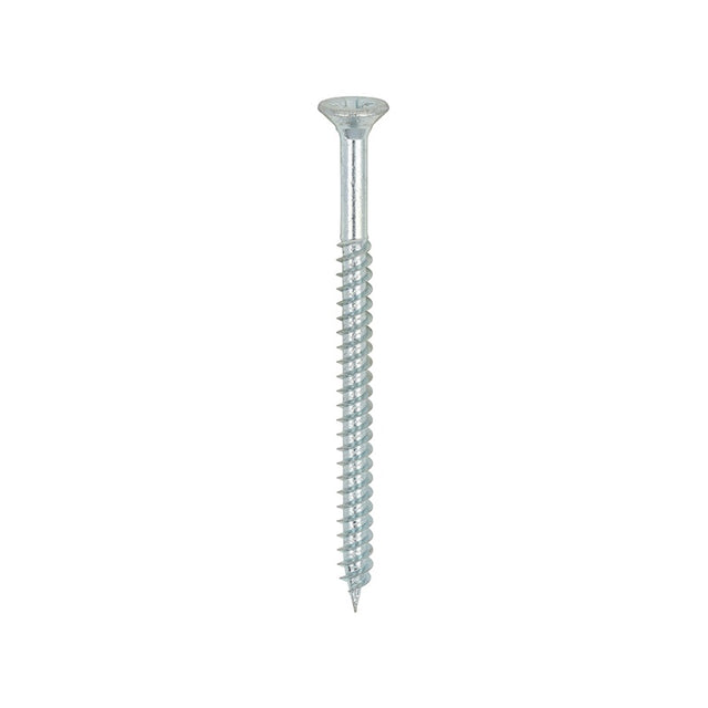 200 x TIMCO Twin-Threaded Countersunk Silver Woodscrews - 6 x 2