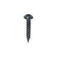 200 x TIMCO Twin-Threaded Round Head Black Woodscrews - 10 x 1