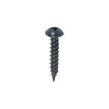 200 x TIMCO Twin-Threaded Round Head Black Woodscrews - 10 x 1