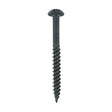 200 x TIMCO Twin-Threaded Round Head Black Woodscrews - 10 x 2