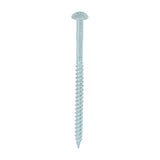 200 x TIMCO Twin-Threaded Round Head Silver Woodscrews - 10 x 3