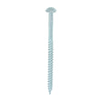 200 x TIMCO Twin-Threaded Round Head Silver Woodscrews - 10 x 3