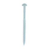 200 x TIMCO Twin-Threaded Round Head Silver Woodscrews - 10 x 3