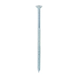 100 x TIMCO Twin-Threaded Countersunk Silver Woodscrews - 10 x 4