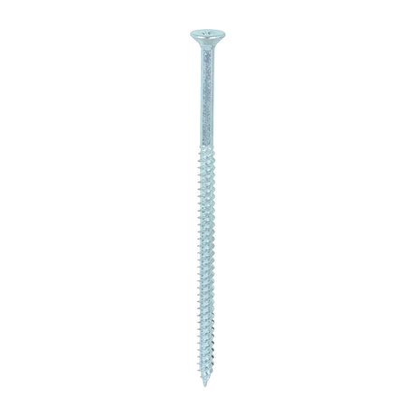 100 x TIMCO Twin-Threaded Countersunk Silver Woodscrews - 10 x 4