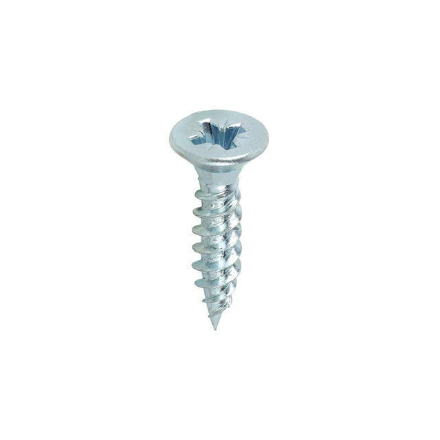 200 x TIMCO Twin-Threaded Countersunk Silver Woodscrews - 12 x 1