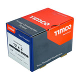 200 x TIMCO Twin-Threaded Countersunk Silver Woodscrews - 12 x 2