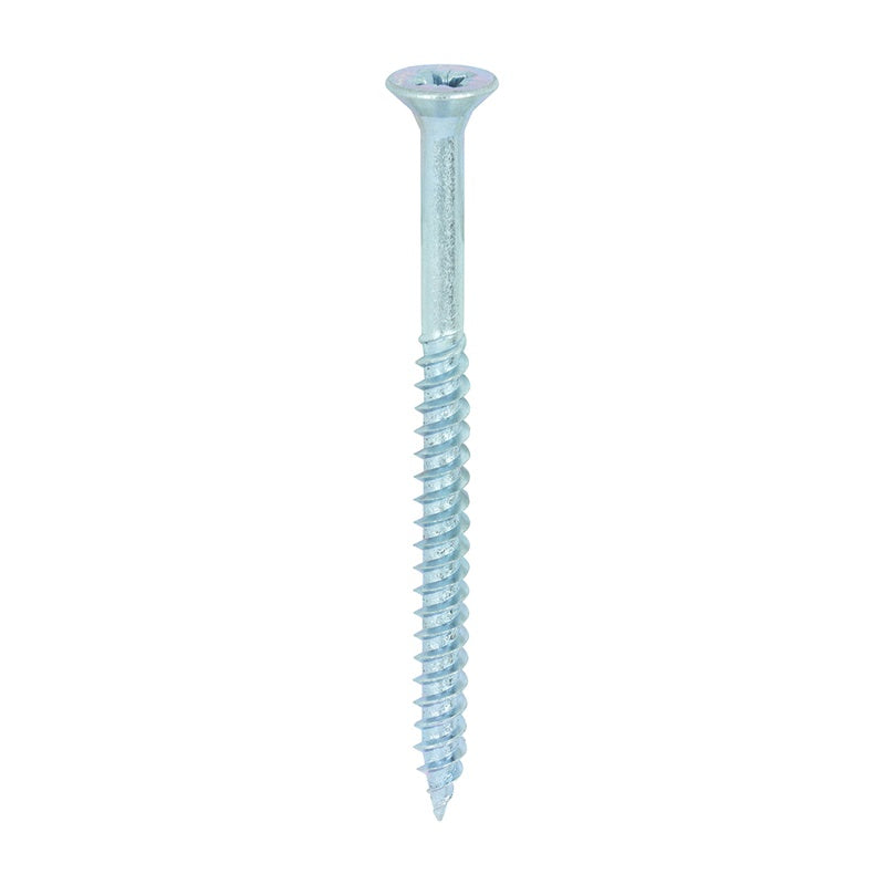 200 x TIMCO Twin-Threaded Countersunk Silver Woodscrews - 12 x 3