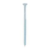 100 x TIMCO Twin-Threaded Countersunk Silver Woodscrews - 12 x 4