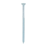 100 x TIMCO Twin-Threaded Countersunk Silver Woodscrews - 12 x 4