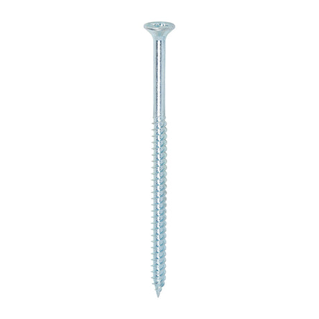100 x TIMCO Twin-Threaded Countersunk Silver Woodscrews - 12 x 4