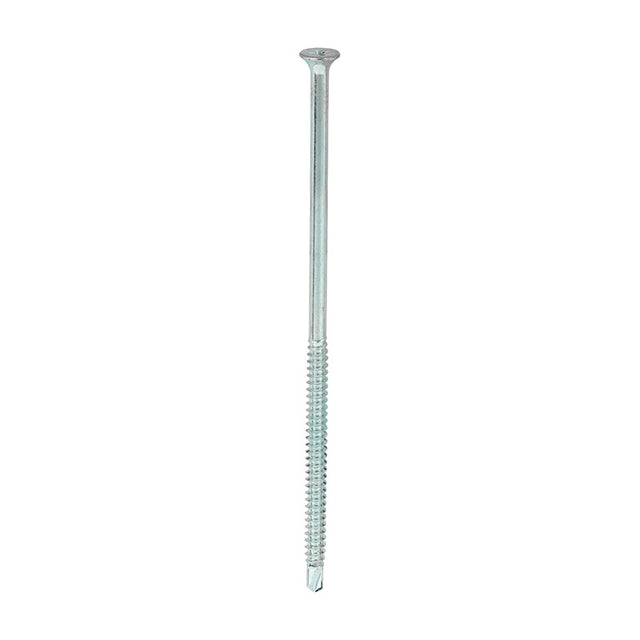 100 x TIMCO Drywall Self-Drilling Bugle Head Silver Screws - 4.8 x 125