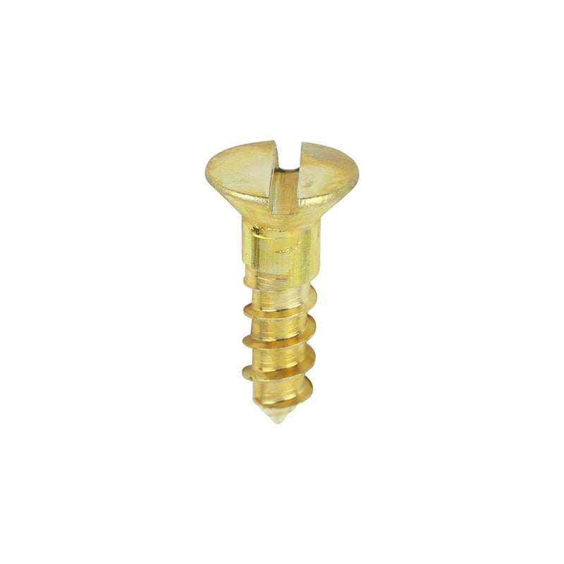 200 x TIMCO Solid Brass Countersunk Woodscrews - 6 x 1/2