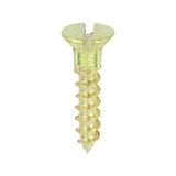 200 x TIMCO Solid Brass Countersunk Woodscrews - 8 x 3/4